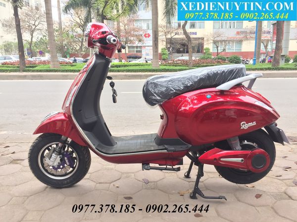 Xe máy điện Vespa Roma 2017 mầu đỏ