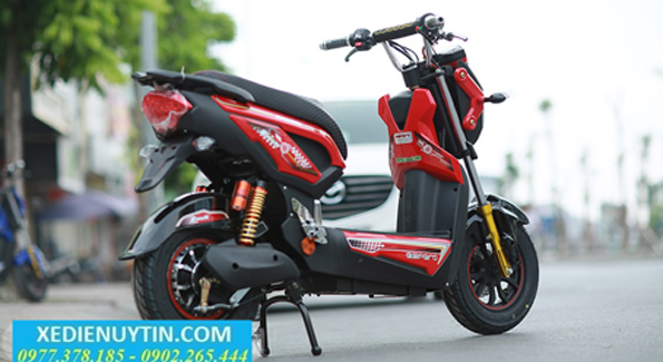 Xe máy điện Zoomer Espero 2016 mầu đỏ