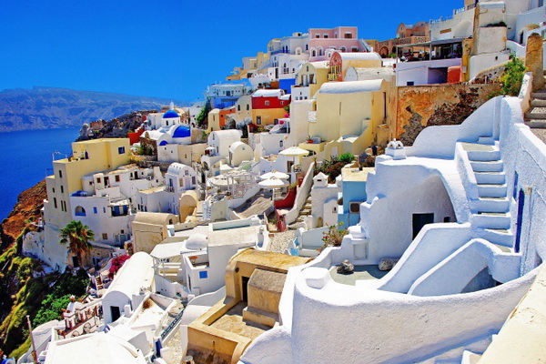 Du lich Santorini Hy Lạp