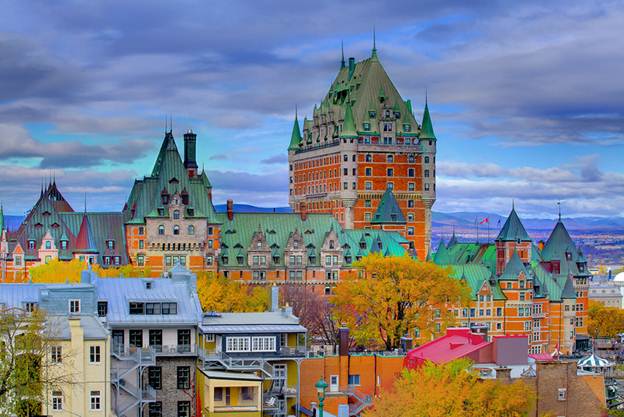 Thành phố Quebec bên dòng sông Saint Laurent thơ mộng