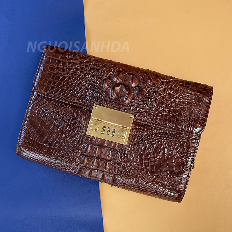 Ví cầm tay nam da