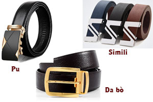 Thắt lưng da bò 3 lớp