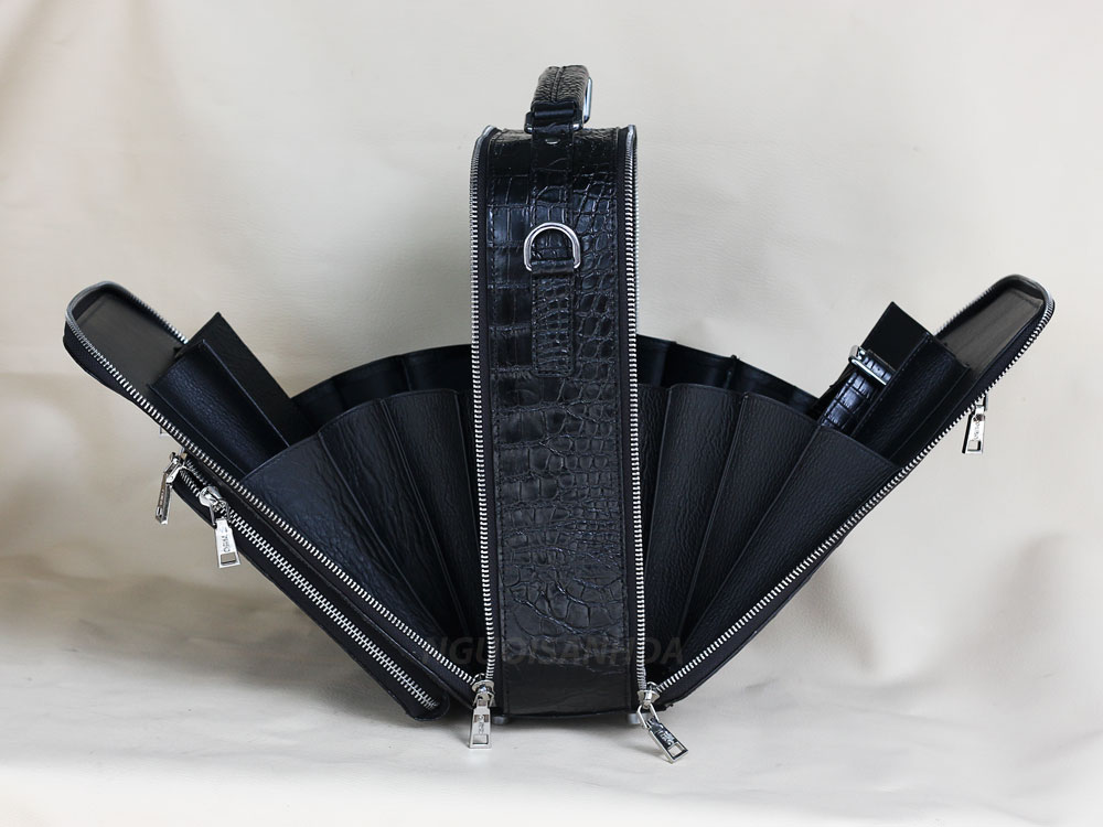 Túi đeo chéo nam da cá sấu