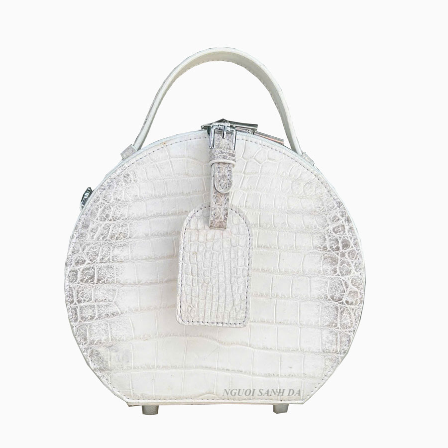 Túi xách nữ da cá sấu bạch tạng cao cấp