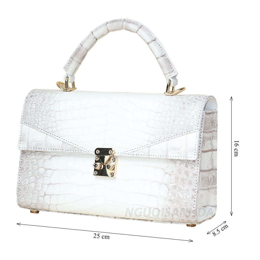 Kích thước túi da bụng cá sâu màu bạch tạng