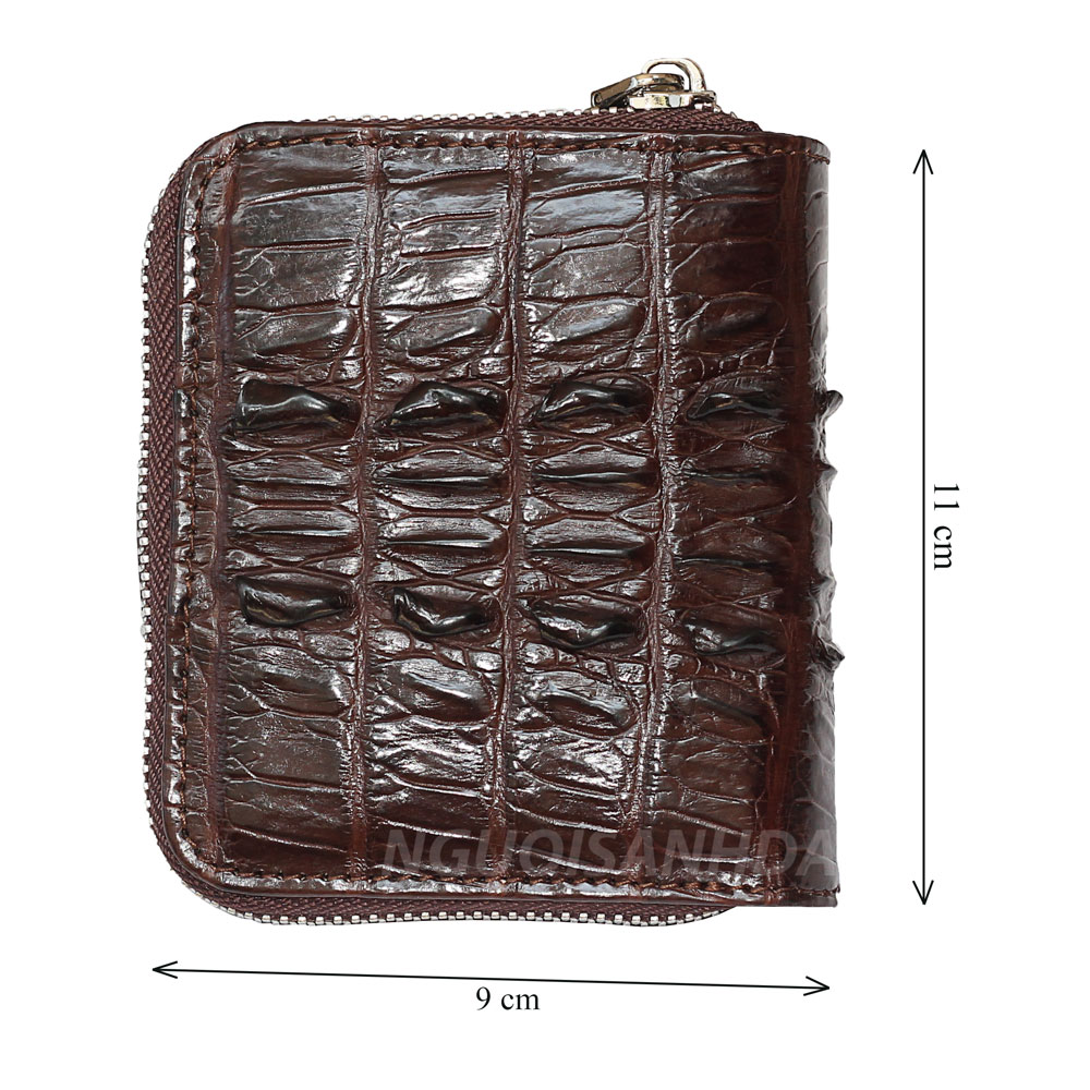 Ví nữ da cá sâu mini