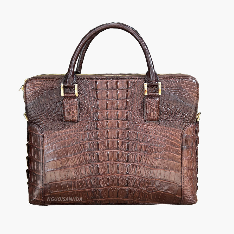 Túi Laptop da cá sấu