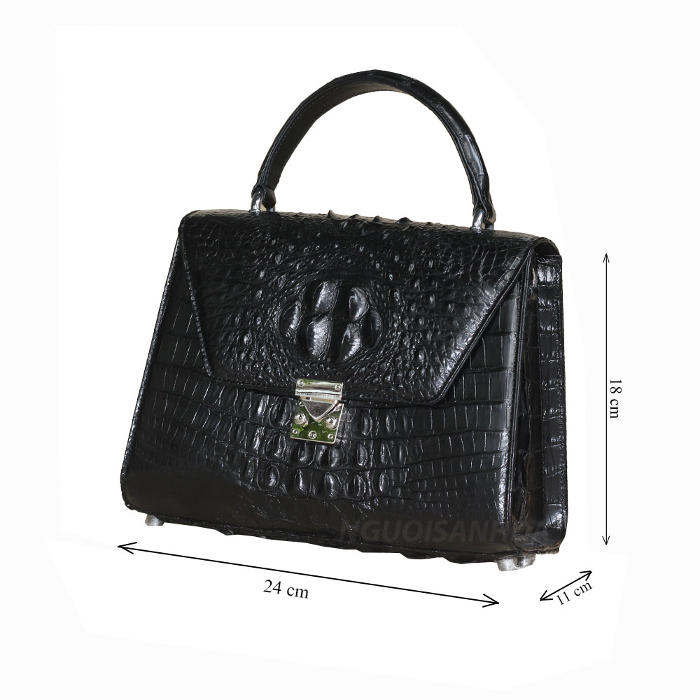 kích thước túi xách da cá sấu