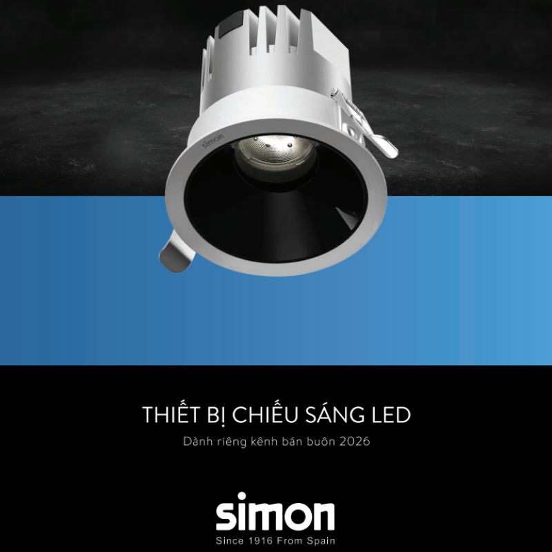 Catalogue bảng giá đèn Simon 2026 mới nhất