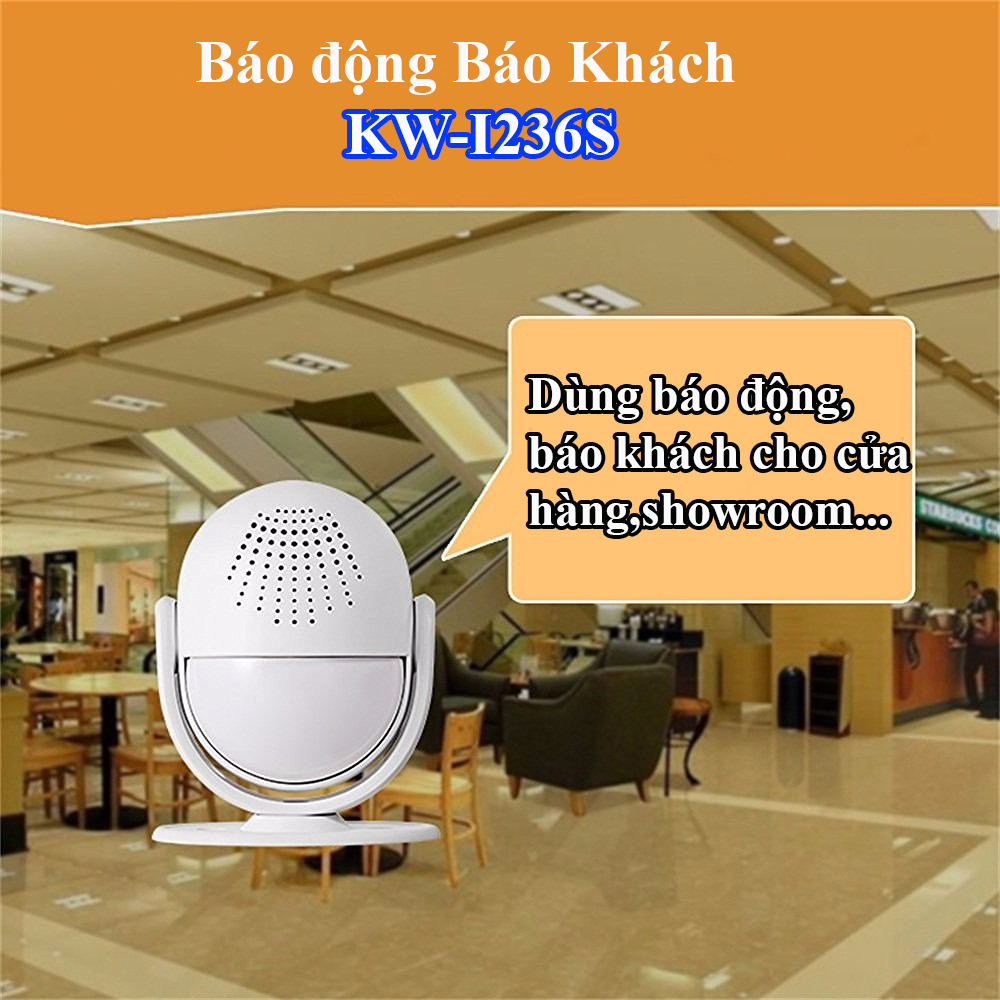 Cảm ứng báo khách thân nhiệt chuyển động