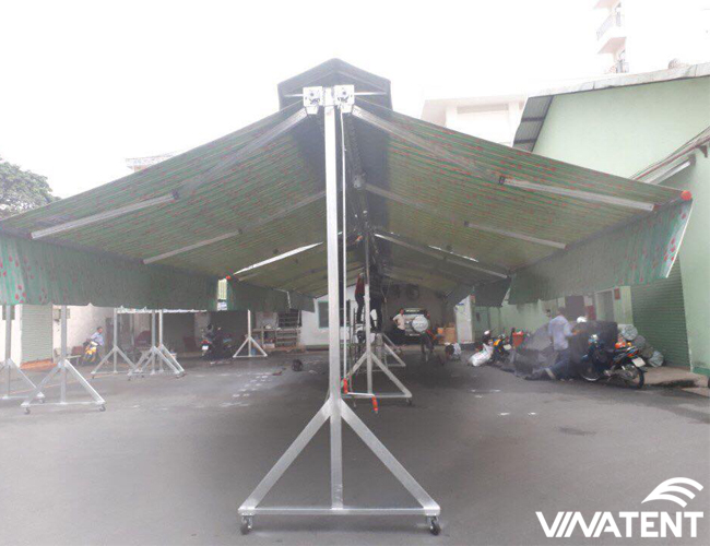 mái hiên di động chữ A cao cấp