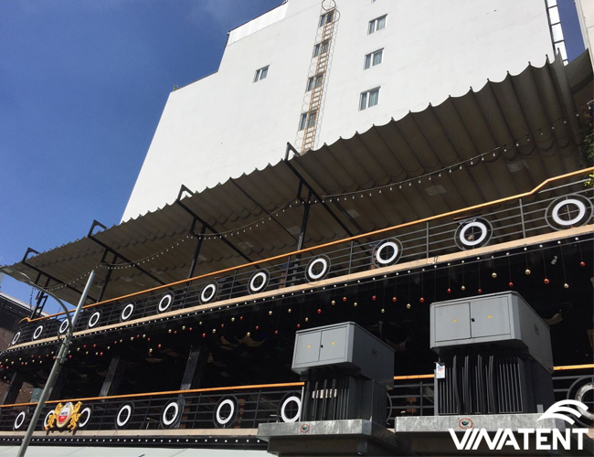 Mái xếp di động cao cấp