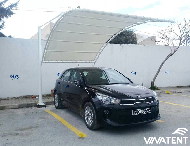 Nhà bạt để xe đơn tại Hà Nội