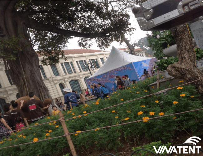 Nhà bạt di động dùng cho tổ chức sự kiện giá rẻ nhất tại Hà Nội
