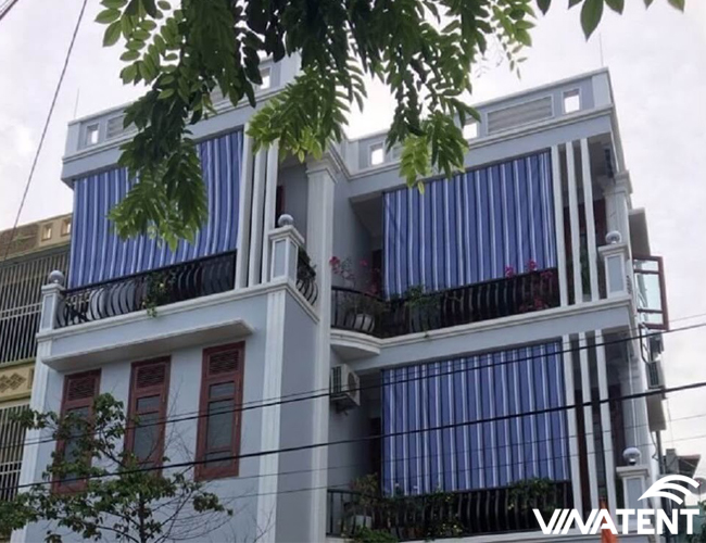 sử dụng bạt che nắng cho ban công