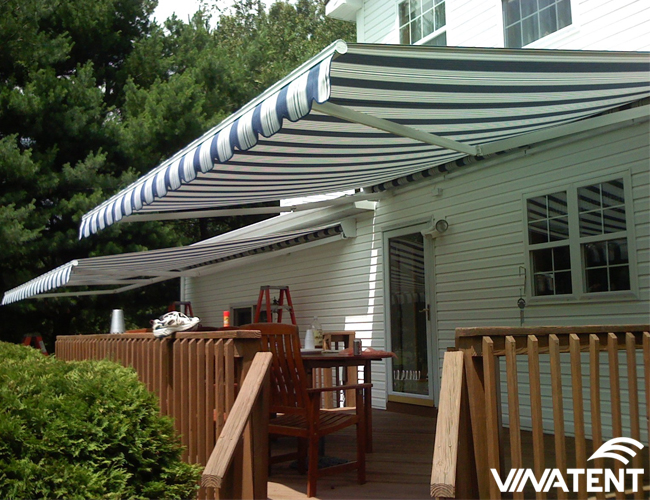 sử dụng mái hiên di động cho không gian ban công