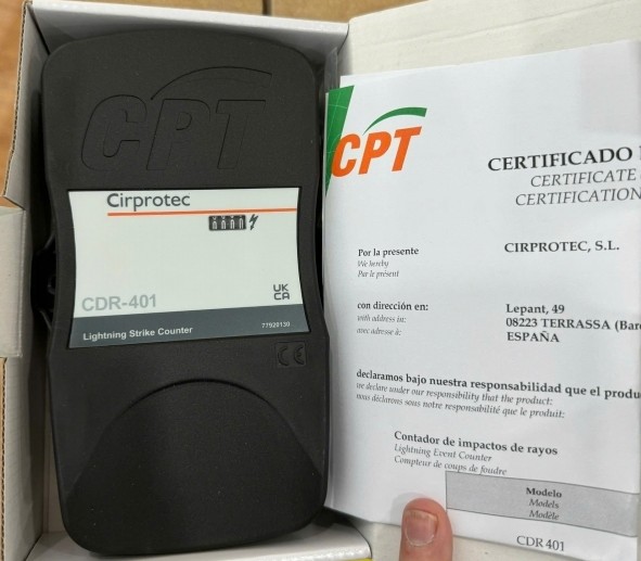 Báo giá bộ đếm sét Cirprotec CDR401 có CO, CQ hóa đơn VAT