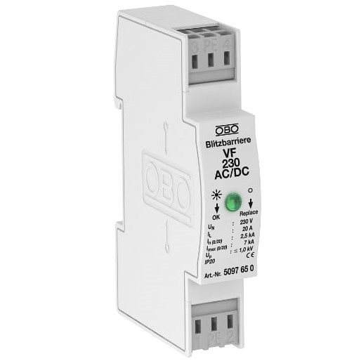 Chống sét 1 chiều 230V OBO VF230-ACDC