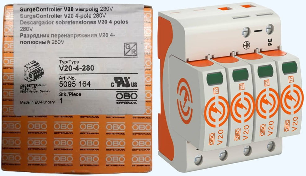 Chống sét 3 pha OBO V20-4-280 5095164