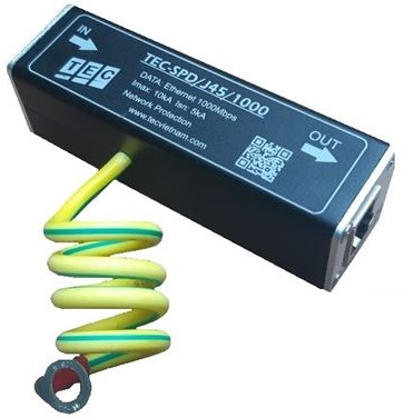 Thiết bị chống sét cổng mạng rj45 TEC -SPD/J45/1000