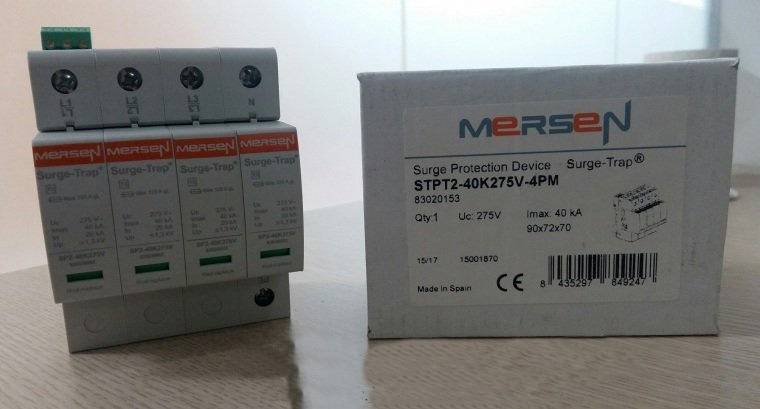 thiết bị cắt lọc sét Mersen STPT2-40KA