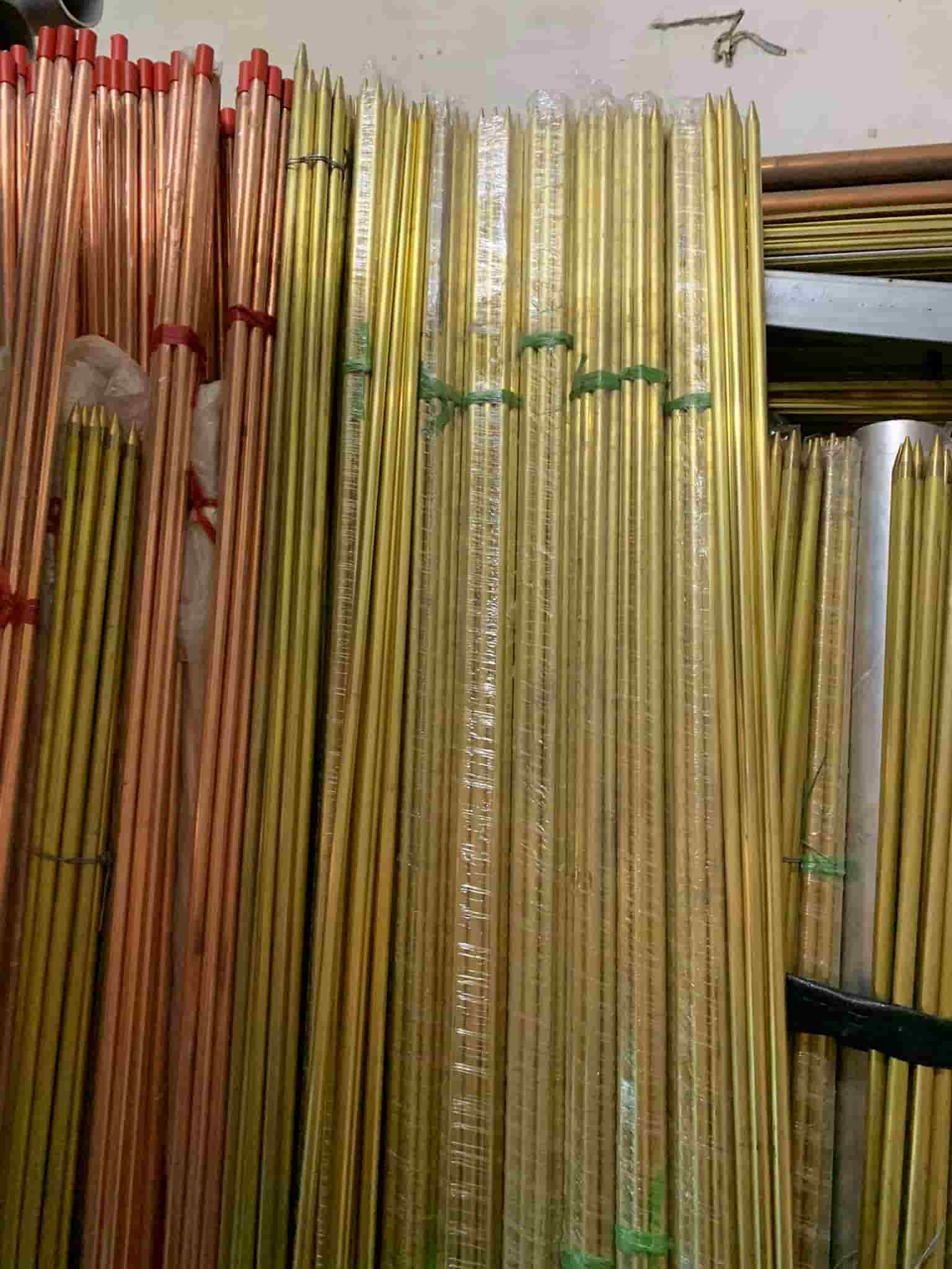 Cung cấp cọc tiếp địa bằng đồng, mạ đồng, mạ kẽm cho công trình cơ điện