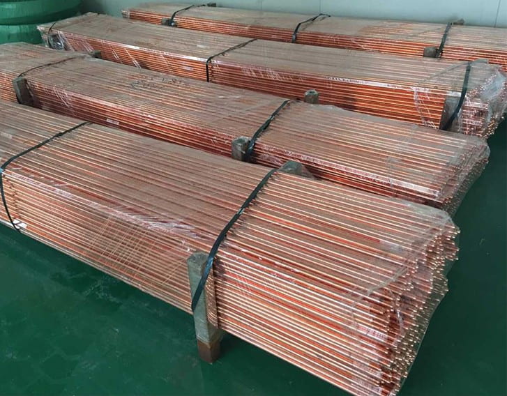 Cọc tiếp địa thép mạ đồng