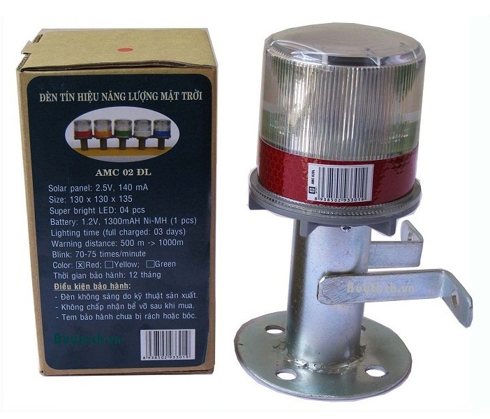 Đèn báo không năng lượng mặt trời AMC 02DL