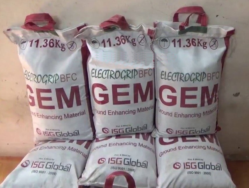 hóa chất làm giảm điện trở đất, Ấn Độ