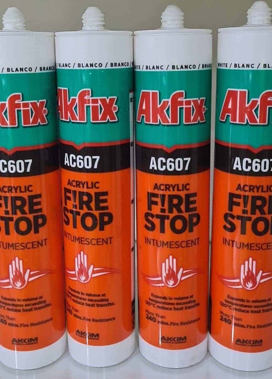keo chống cháy lan akfix ac607