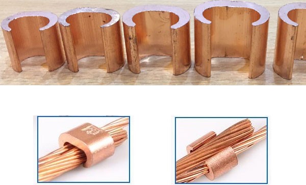 Kẹp cáp đồng chữ C