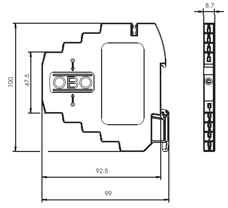 hiết bị chống sét đường tín hiệu OBO MDP-2 D-48-T