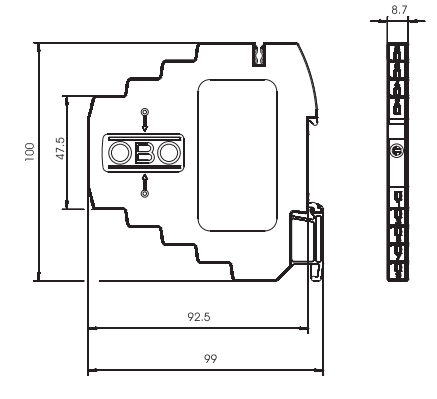 Thiết bị chống sét lan truyền đường tín hiệu OBO MDP-2 D-5-T