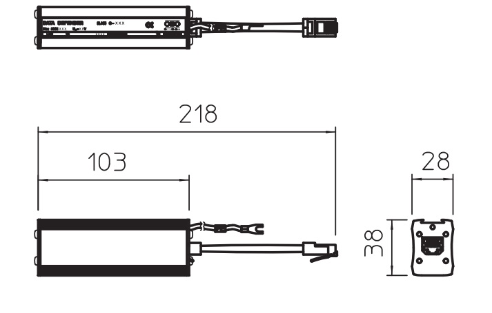 kích thước thiết bị obo rj45s atm 8-f mã 5091 990