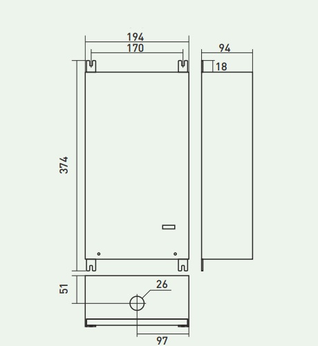 Thiết bị chống sét lan truyền 3P WYE 230V(L-N) 160kA