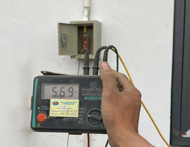 Kiểm định điện trở bãi tiếp địa