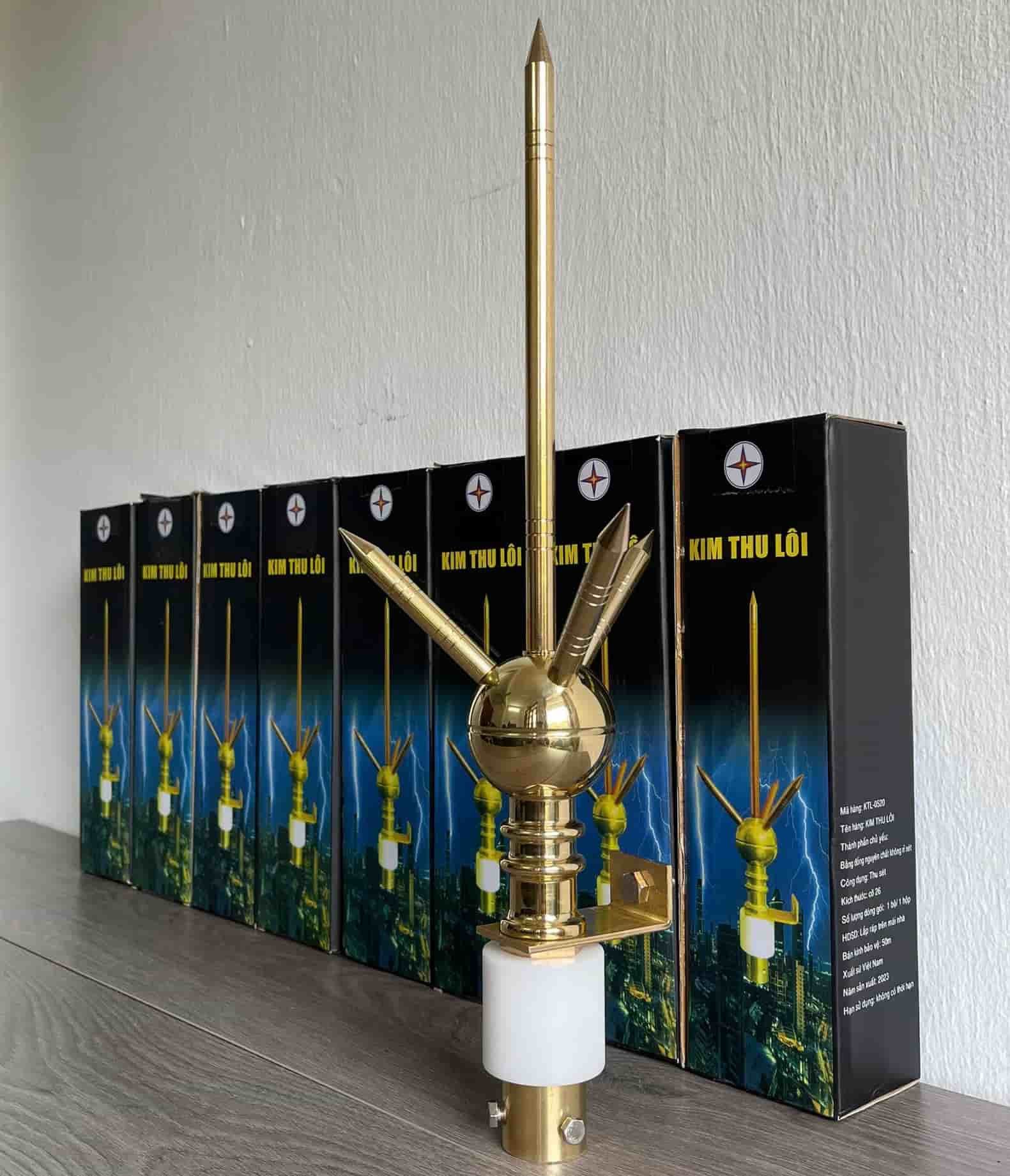 kim thu sét đời cũ bằng đồng evn