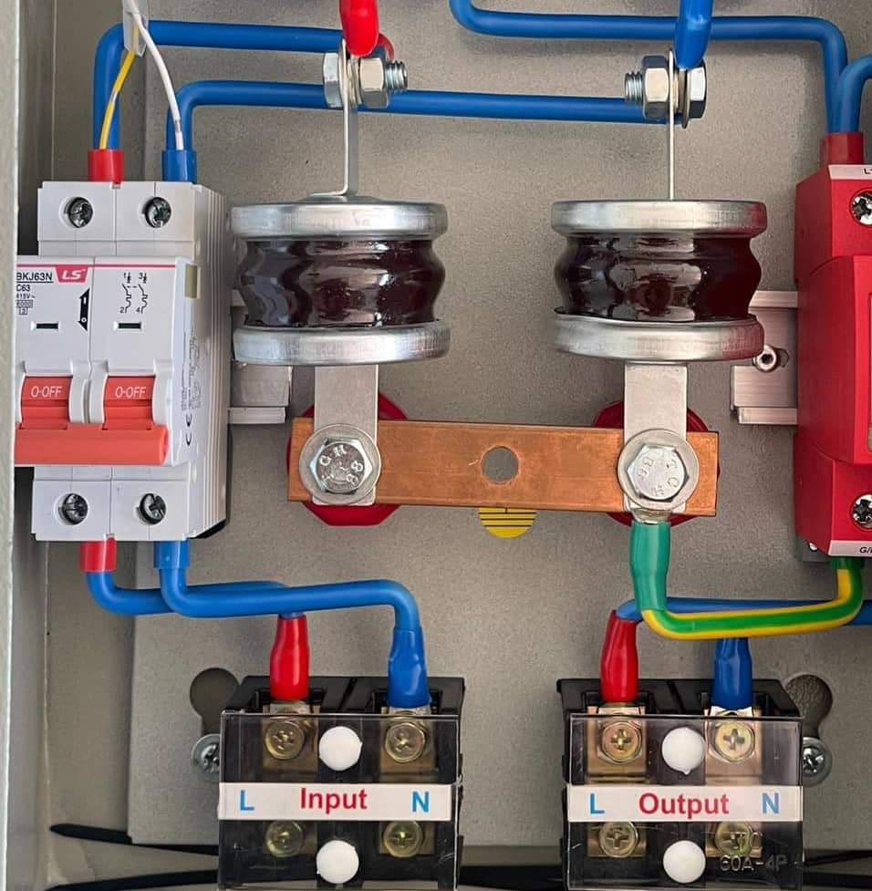 Lắp van chống sét hạ thế GZ500