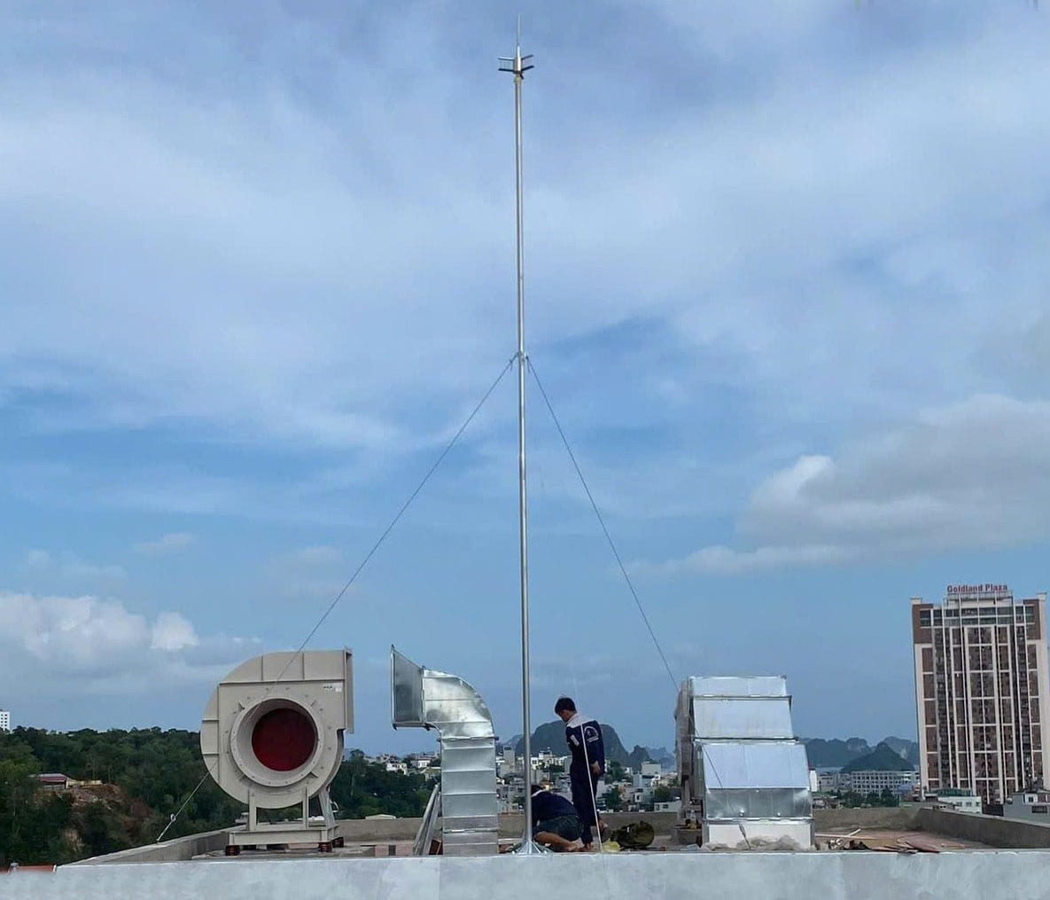 Chọn kim thu sét ingesco PDC 3.1 cho công trình nhỏ và vừa