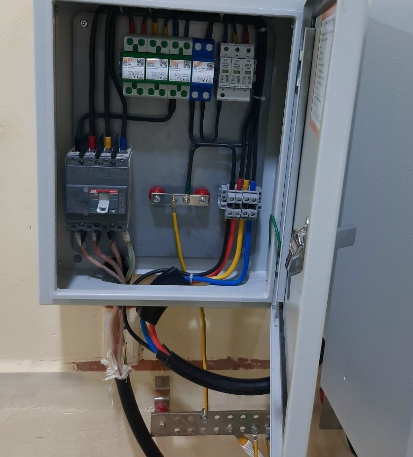 lắp đặt thiết bị chống sét lan truyền OBO MCD 50-B 3 + 1