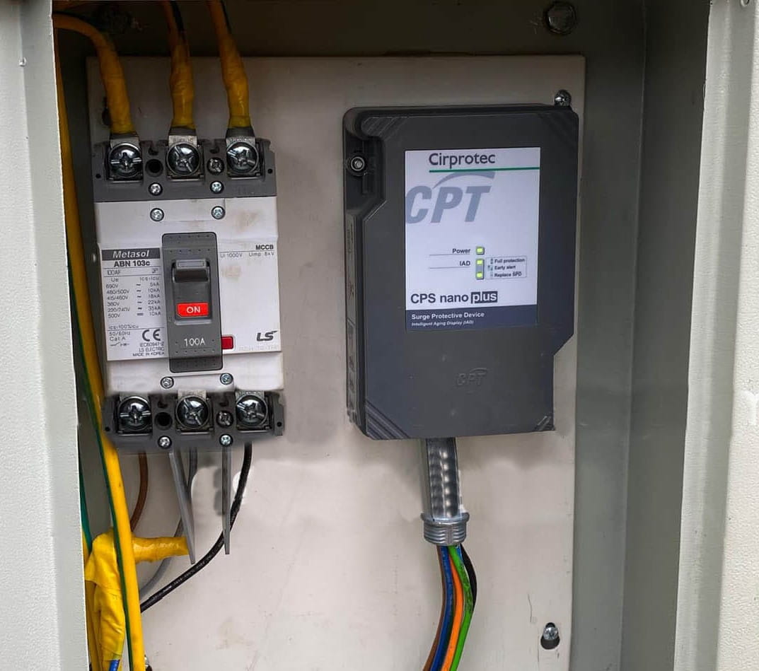 Lắp thiết bị chống sét Cirprotec CPS Nano Plus 160kA 120kA 60kA