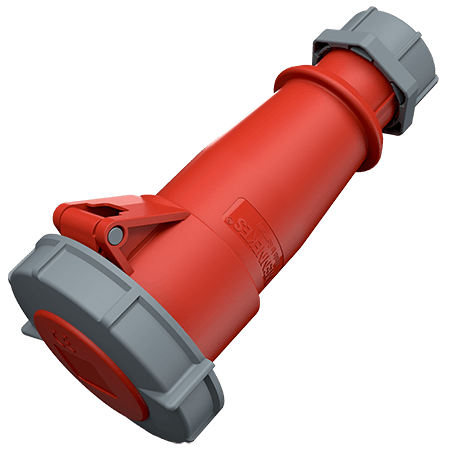 Ổ cắm công nghiệp, ổ cắm nối CEE, loại kín nước 3 pha - 32A - 5 chân - IP67 - Mã 562