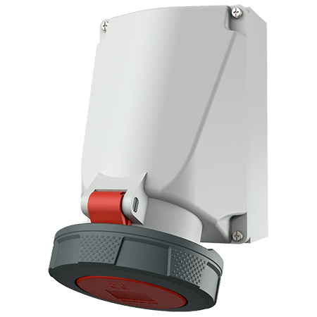 Ổ cắm công nghiệp CEE kín nước 3Pha-  63A - 5 chân - IP67 , mã 136A