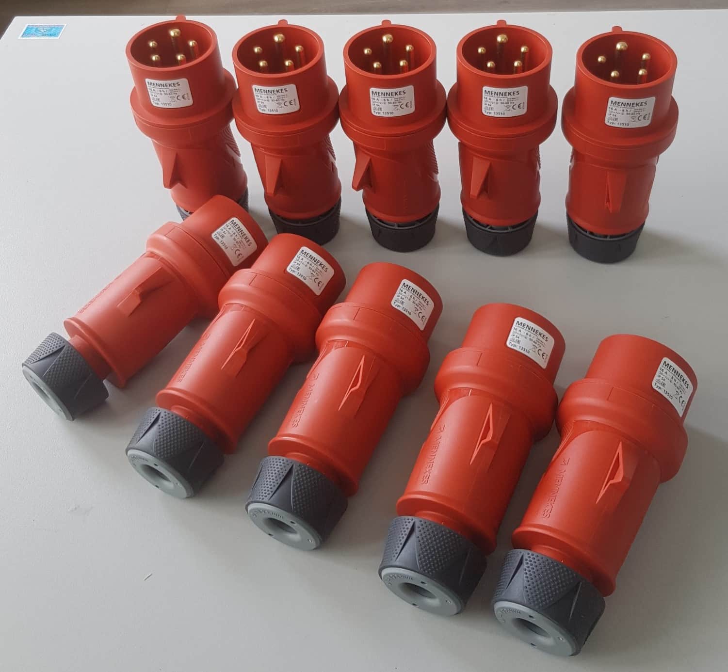 phích cắm công nghiệp mennekes 3 pha 16a mã 13510