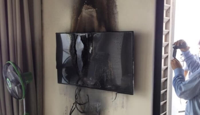 Sét đánh hỏng hệ thống điện trong nhà