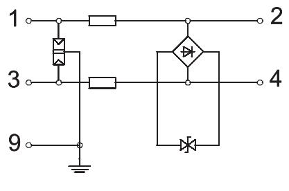 thiết bị chống sét đường tín hiệu OBO MDP-2 D-48-T