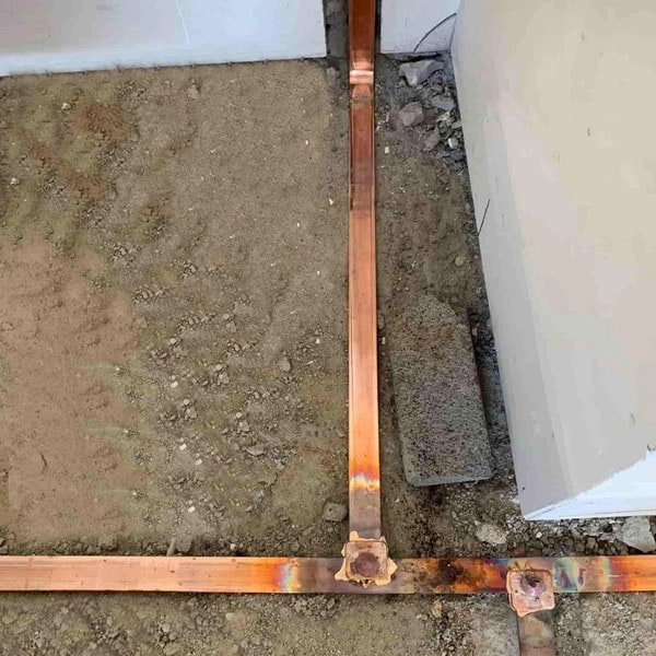 cách thi công băng đồng tiếp đất 25x3mm