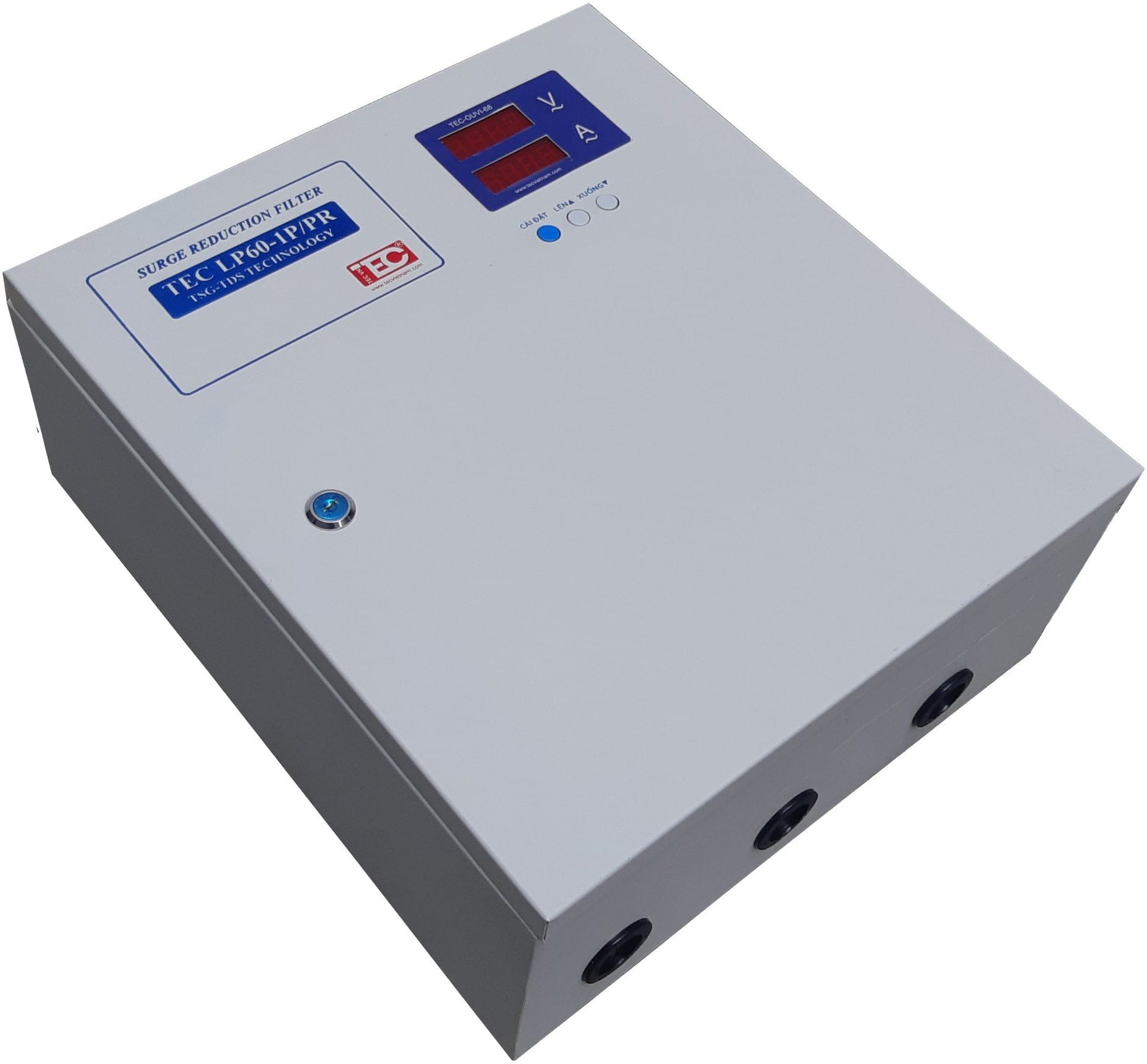 Thiết bị cắt lọc sét 1 pha có bảo vệ điện áp TEC LP60-1PPR