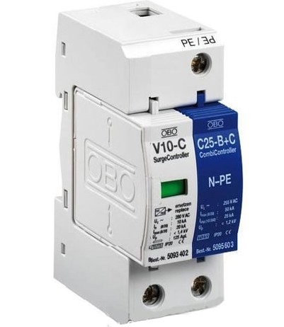 Thiết bị chống sét 1 pha type 3 OBO V10-C1+NPE-280
