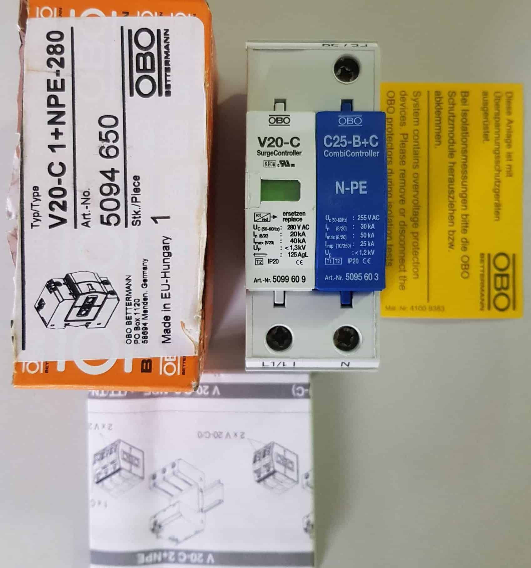 Thiết bị chống sét type 2